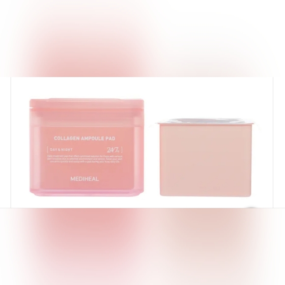 MEDIHEAL Collagen Ampoule Pad 100-count + 100-count refill Set - Picture 1 of 7